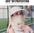Wide Brim Sun Hat, Multifunctional UPF 50 Protection Bucket Fishing Cap