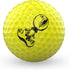 4-Piece P*ss Missile Distance Golf Balls - Design, Surlyn Cover, High Compression Core - Lower Spin, Better Trajectory
