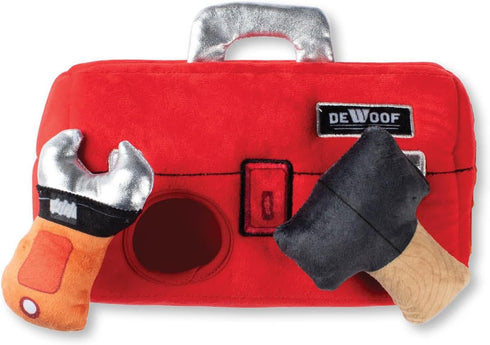 Fringe Studio Plush Dog Toy, My Tools, My Rules | Hide & Seek Interactive Pet Toy | Pet Shop Collection (289229)
