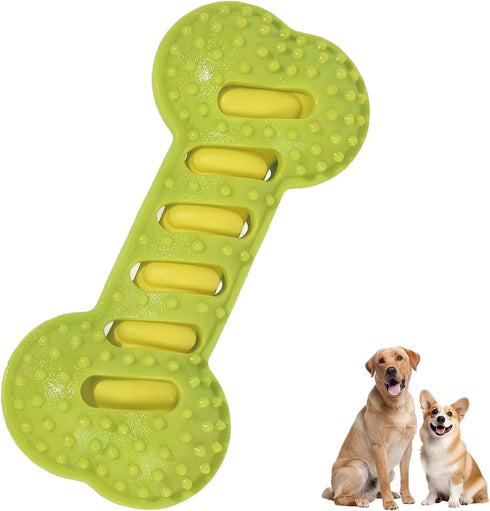 Fumzen Dog Toy TPR Teeth Grinding Bone Anti Bite Interactive Training Dog Toy