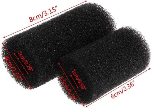 5Pcs Black Aquarium Filter Sponges, Pre-Filter Sponges for Freshwater and Saltwater Fish Tank, Aquarium Pumps and