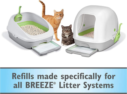 Tidy Cats Breeze Pads Refill Pack (2) with 10 Count Pouches and Aurora Pet Wet Wipes