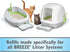 Tidy Cats Breeze Pads Refill Pack (2) with 10 Count Pouches and Aurora Pet Wet Wipes