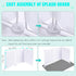 Dog Litter Box with High Walls, Indoor Potty for Small and Medium Dogs, No Spill Holder Tray for Easy Cleaning