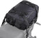 Rhinowalk 20L Motorcycle Tail Bag - Waterproof Motor Travel Luggage, Black Rear Rack Trunk Storage