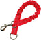 Short Dog Leash Extender - 18 in Bungee Shock Absorbing Nylon Leash for Medium to Large Dogs, Walking & Training (Red)