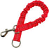 Short Dog Leash Extender - 18 in Bungee Shock Absorbing Nylon Leash for Medium to Large Dogs, Walking & Training (Red)