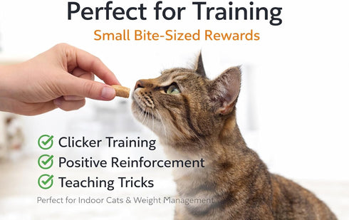 Generic 9 oz (Packaging Tuna Cat Treats Crunchy Soft Filled Bites - Training Treats for Indoor Cats Kittens - Low