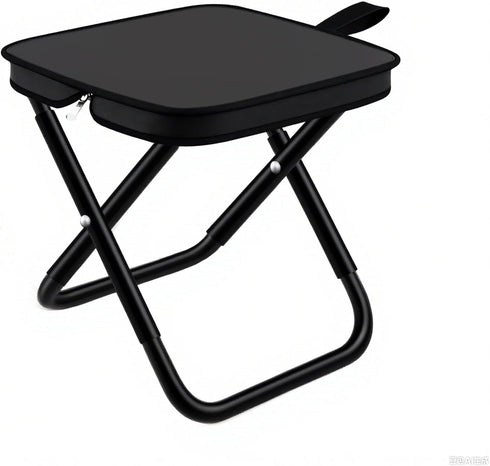2 Pack 13 inch Folding Stool Portable Camping Chairs with Carry Bag