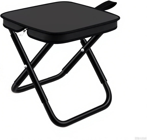 2 Pack 13 inch Folding Stool Portable Camping Chairs with Carry Bag