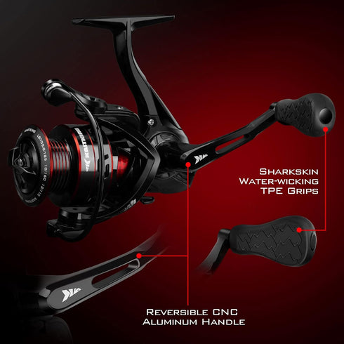 KastKing Royale Legend II Fishing Reel - Spinning Reel with 5.2:1 Gear Ratio, 22 Lbs Carbon Drag, 5+1 Bearings