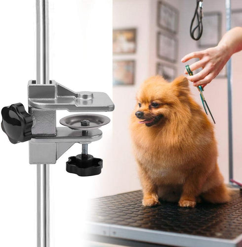 Pet Grooming Table Arms Clamp, Metal H Bar Clamp Holder for Grooming Table Accessories