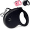 16Ft Retractable Dog Leash - Lightweight for Small to Medium Dogs/Cats Up to 50lbs, Tangle-Free with One-Handed Brake.