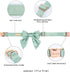 Unique Style Paws Silk Green Dog Collar, Adjustable Durable Collar with Bowtie for Medium Dogs