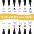 Quick Dry Dog Nail Polish Pens, 12 Colors Pet Nail Polish Kit for Dogs, Cats, and Birds, Easy to Apply
