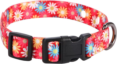 Rhea Rose 3/4 Inch Replacement Shock Collar Strap, 2 Holes, Compatible with Most Underground Electric Dog Fences, Red