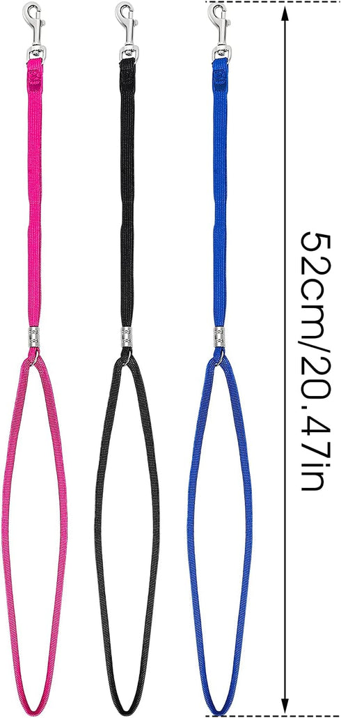 3 Pack Dog Grooming Loops Leash, Adjustable Safety Rope for Dog Bathtub Groomers Helper Bathing Supplies