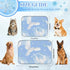 imiBBWQu Summer 27" 22" Cooling Pad Mist Birds Blue White Mat Thickened Waterproof Washable Pet Cold Pad Dog Cooling