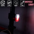 Mudder Rechargeable LED Running Lights for Runners - USB Clip on Strobe Bicycle Tail Lamps with 5 Modes