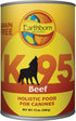 Earthborn Holistic K95 Beef Recipe Grain-Free Canned Moist Dog Food 13 oz