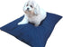 DIY Heavy Duty Blue Denim Jean Pet Dog Pillow Cover + Waterproof Resistant Case Set for Small Medium Dog
