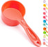 SUPERDESIGN ½ Cup Dog Food Scoop, Cat Food Scoop, Ice Scoop, Plastic Measuring Cup for Canisters and Freezer