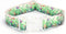 Floral Print Dog Collar for Small Medium Large Dogs, Soft Nylon Comfortable Durable with Quick Release Buckle (M, Grass)
