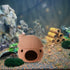 YXQ Aquarium Decorations, Ceramic Mushroom House for Fish Tank, Natural Hiding Place for Shrimp/Goldfish