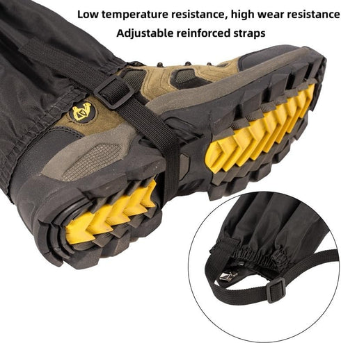 Waterproof Leg Gaiters, Lightweight and Adjustable, Snow Boot Gaiters for Hiking, Walking, Hunting, Skiing,