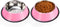 Stainless Steel Dog Bowls | Food and Water Non-Slip Anti-Skid Stackable Dishes for Small, Medium, Large Dogs (2 Pack)
