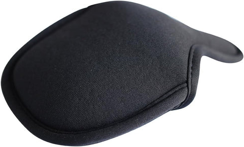 Pacific Golf Clubs Black Golf Putter Headcover, Standard Size Neoprene Club Cover for Mallet Putters
