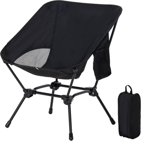 Camping Chair Portable Lightweight Camping Chairs for Adults Foldable 600D Oxford Ultralight