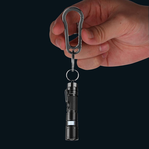 Titanium Carabiner Key Chain Clip for Keys, Heavy Duty Organizer for Men and Women
