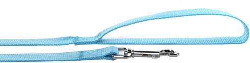 Nylon Dog Leash 4 Ft 5 Feet 6 Foot Long, 1 Inch Wide, Blue, Walking Training Leashes for Medium Large Dogs (6ft)