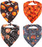 Halloween Dog Bandana, 4 PCS/Pack, Reversible Triangle Bibs Scarf Accessories for Large Dogs Cats Pets