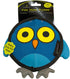 Hyper Pet Firehose Flyers Owl Durable Squeaky Dog Toy, Grey, 7.5 x 1.2 x 8.2 inches