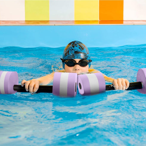 Gooddyiyukey Swimming Set 2,Waterproof Dumbbells, of Quick-Dry High-Density EVA Foam Pool Weights for Water