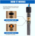 FREESEA 50 Watt Submersible Betta Heater with Aquarium Thermometer
