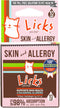 Licks Pill-Free Cat Skin & Allergy Relief, Omega 3 Vitamins & Supplements for Itchy Skin, Turmeric Gel Packets, 10 Use