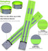 Reflective Band for Night Running, 6 PCS Premium Reflective Bands for Arm/Wrist/Ankle/Leg, Adjustable for Men and Women