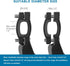 ZOSEN Adjustable Bike Kickstand - Side Support for 22 24 26 Inch Mountain Bike and 700 Road Bike