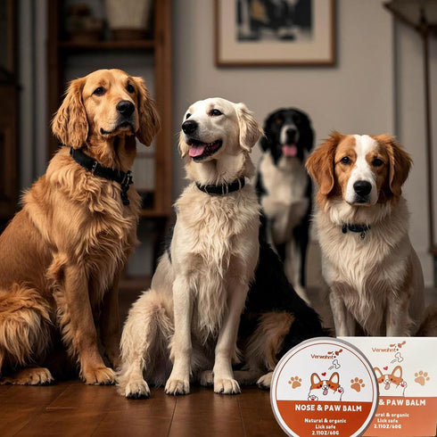 2 oz Paw Balm Dogs Lick Safe Dog Nose Balm for Dry Nose, Dog Paw Protector and Healing for Dry, Cracked Feet and Nose