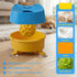 Termony 4 (2,Bicolor) Non-Slip Slow Feeder Dog Bowl, Silicone Lid & Rolling Ball for Liquid/Wet Food. Suction Cup Lick