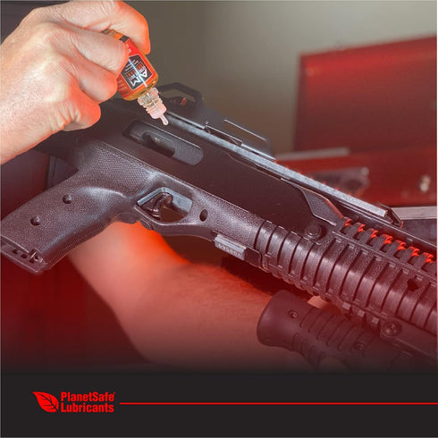 1 oz PlanetSafe Lubricants High-Performance CLP Gun Cleaning Oil and Lubricant - Two Gun Oil & Grease - Advanced CLP