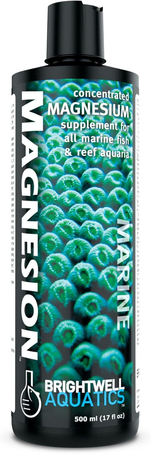 Brightwell Aquatics Magnesion Liquid Salt Water Conditioner, Concentrated Magnesium Supplement, 8.45 fl oz