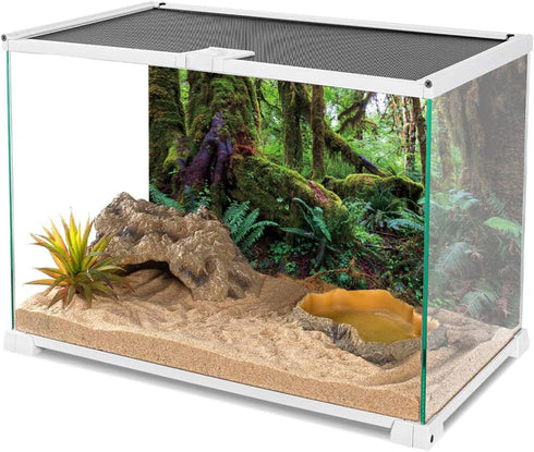 AWERT 72x18 inches Tropical Forest Terrarium Background, Durable Polyester for Reptile Habitat