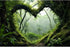AWERT 72x24 inches Polyester Tropical Rainforest Background, Stream Green Huge Tree Reptile Habitat Decor