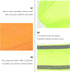 POPETPOP 2pcs Pet Triangle Towel Bibs, Orange Reflector Vest for Night Walking, Small Dog Safety