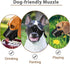 BARKLESS Dog Muzzle Leather, Soft Secure Anti-Barking Muzzle for Medium Sized Dogs, Breathable and Adjustable