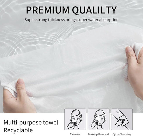 ARPOVIST 28Pcs Compressed Towels,Portable Compressed Towel Tablets,Reusable Thicker Face Towels,Super Absorbent Wash